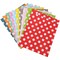 250 Pieces 10 Colors Paper Treat Bags Polka Dot Candy Cookie Buffet Bag Food Safe Favor Bags Small Paper Goody Bags for Birthday Holiday Party Favor Supplies